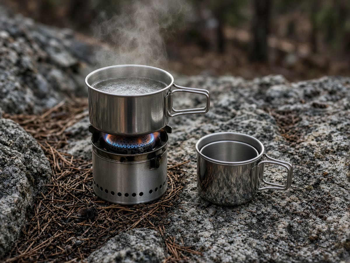A nesting cup of tea. The boil is the ritual.