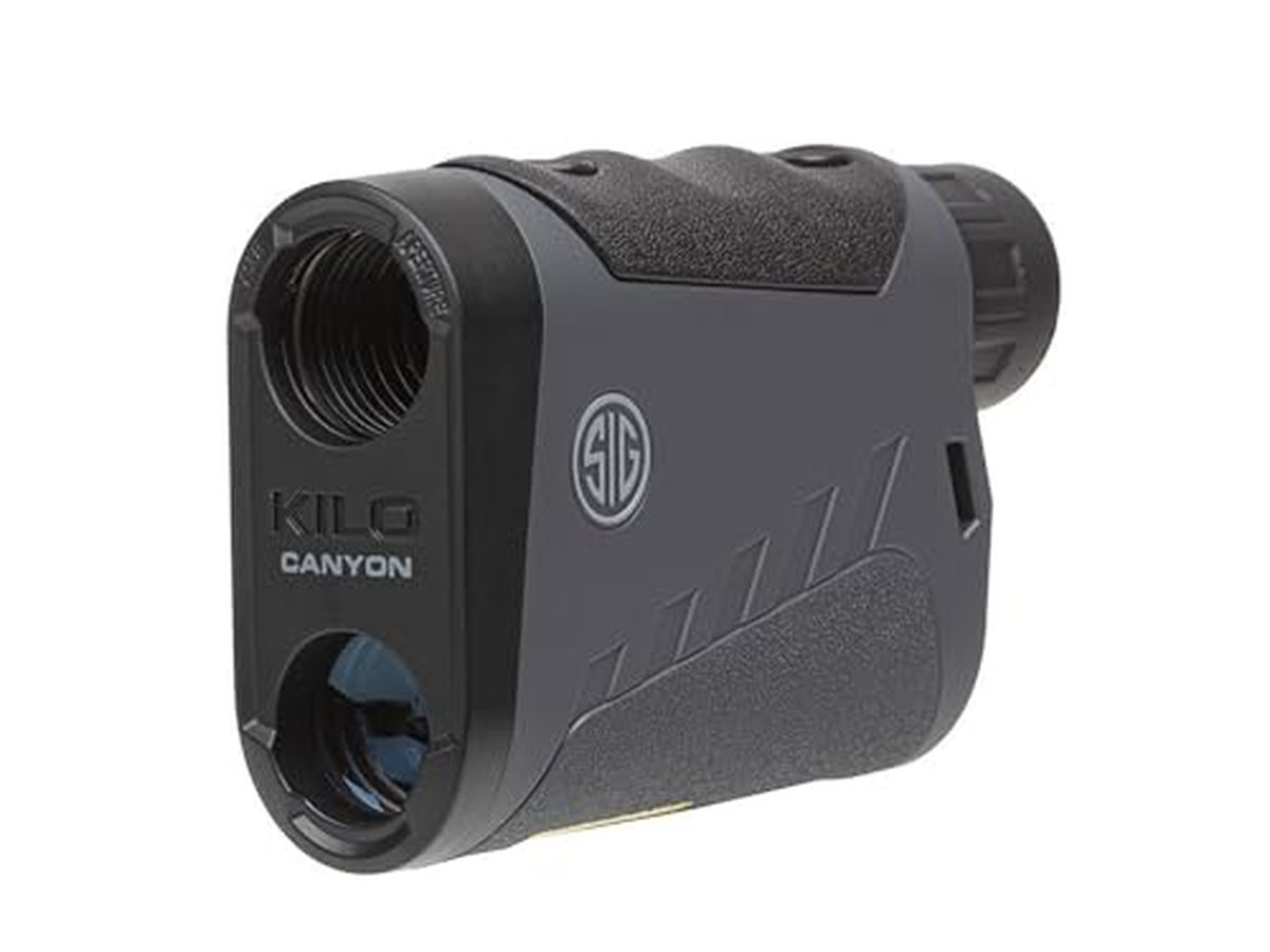 SIG SAUER KILO CANYON 6x22. Red LED, HyperScan, a hunt rangefinder that is not a golf pin-seeker.