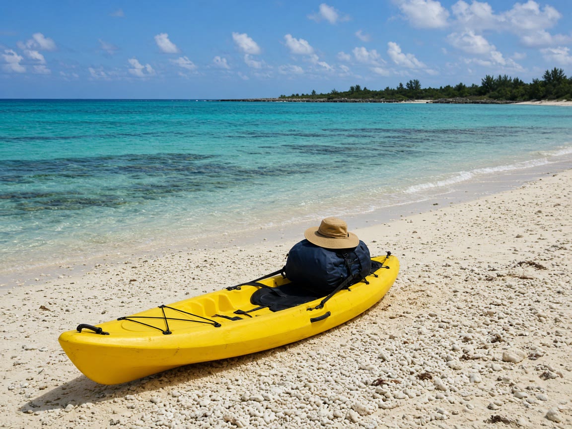 Clear water and a vest you will actually keep on. The reef is a look, not a stand.